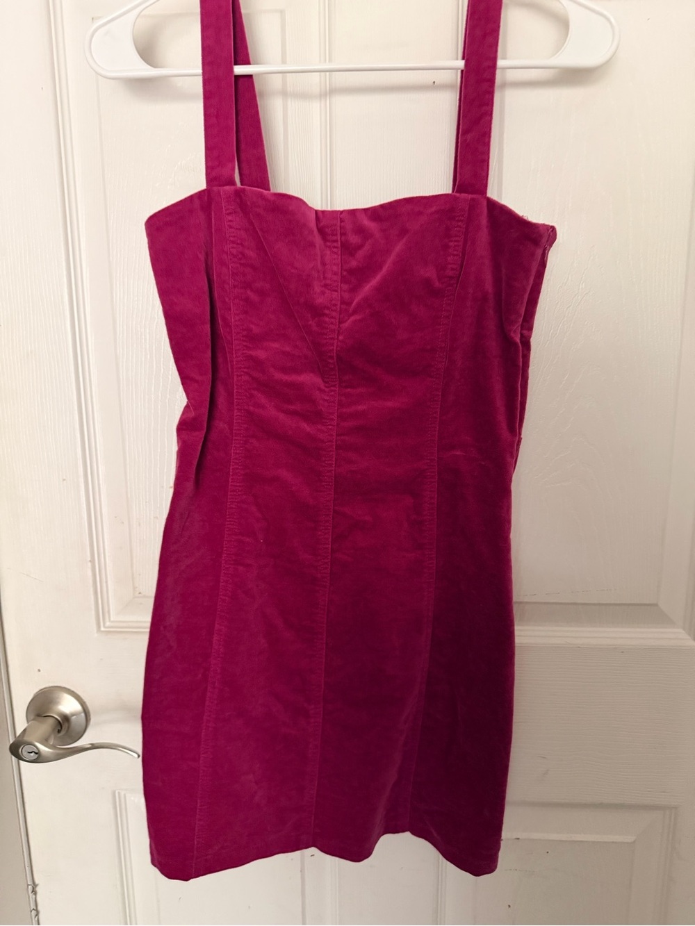 Women's Fuchsia Strap Dress - Elegant Summer Style